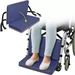 휠체어 풋레스트 다리 받침대 승강 패드 페달 지지대 연장 휠체어용 고가 액세서리 조절 가능한 스트랩이