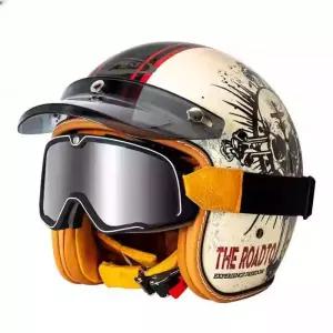 슈퍼커브 헬멧 소두핏 레트로 커플 로얄 반모 오픈페이스