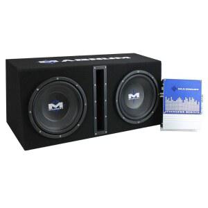 MTX 매그넘 MB210SP 10인치 400W RMS 듀얼 로딩 서브우퍼 서브박스 시스템 패키지