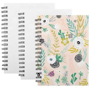 [미국배송] ZONON 12개 승화 노트북 A5 나선형 저널 빈 하드커버 DIY 사무실 가정용 여행 용품용 종이 60페이지