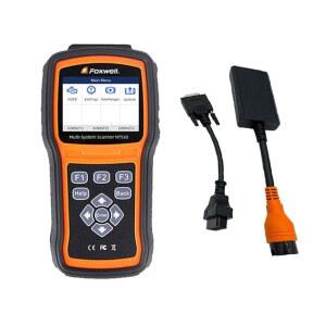 메르세데스 벤츠 38핀용 FOXWELL NT530 - 모든 시스템, 유지보수 서비스 양방향 진단 스캔 도구 OBD2 스캐너 자동차 코드 리더 ABS 블리드 SRS 에어백 SAS TPMS TPS EPB 오일 리셋