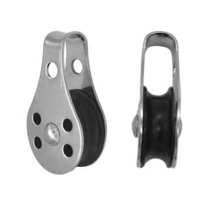 해수 녹슬지 않는 스테인리스 스틸 도르래  해양 카누 보트 범선 카약 앵커 트롤리 요트 선박에 적합  블록