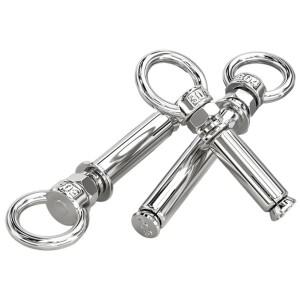 1개 304 스테인리스 스틸 확장 볼트 리프팅 아이 (너트 링 루프 홀 6/8/10mm 포함) 벽 앵커 스크류 하드웨