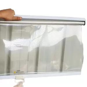 쇼케이스 롤스크린 가림막 편의점 블라인드 투명 냉장고