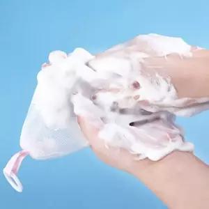 고품질 세안 샤워 거품망 비누 클랜징 이중 버블망 얼굴 관리 (WFK9F5K)