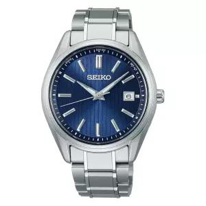 세이코워치 손목시계 세이코 셀렉션 S-시리즈 티타늄 솔라 전파 SBTM339 멘즈 실버