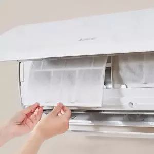 고품질 에어컨 필터 교체 시트 덮개 커버 먼지 꽃가루 2매입 (WFK9FBD)