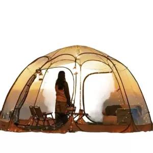 야외 돔형 투명텐트 옥상 일광욕 몽골 나들이 하우스 캠핑 쉘터 카페