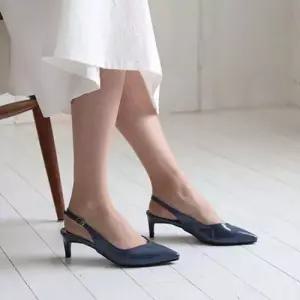 플랫굽 스트랩힐 슬링백구두 샌들힐 애나멜 여름신발 WA3CE26