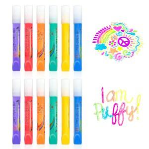 [포르르] 뜨데슈 매직 퍼프 펜, 3d 아트 세이프 프린팅 버블 펜 코튼 컬러 diy 팝콘 드로잉 장식 그래피티 문구류