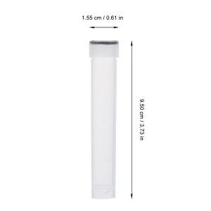 10개 크라이오바이얼 튜브 냉동 투명 플라스틱 나사형 뚜껑 안전하고 견고한 장비