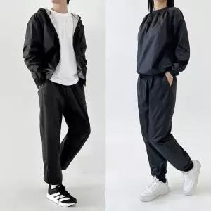 GQQ SF1035-1036 남여공용 땀복 트레이닝 세트 (WFKAJKP)