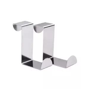 스텐 후크 다용도 거치대 2PCS 실버 문걸이 옷걸이 매직 (WFK9WPI)