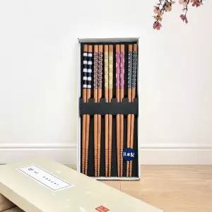 고품질 이시다 일본 프리미엄 젓가락 세트 5P(패턴스) 젓가락 선물 (WFK9ZXZ)