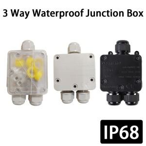 IP68 3 웨이 방수 정션 박스 4-15mm 전기 케이블 와이어 커넥터 41A 450V T85 Y 형 외부
