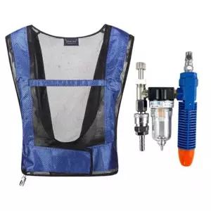 공업용 용접 에어복 쿨조끼 특대 여름 조끼 작업옷 시원한