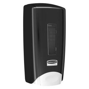 러버메이드 상업용 플렉스 벽걸이형 수동 스킨케어 디스펜서, 블랙, 1000~1300mL