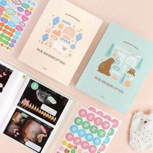 산모 일기 태아 초음파 예비엄마 기념 검사 사진 수첩 기록 앨범 출산