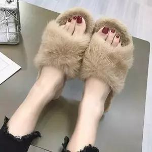 [하프클럽/]여자 겨울 윈터 슬리퍼 퍼 따뜻 선물 편한 엄마 신발