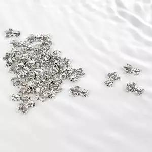 금붕어 실버 목걸이 키링 액세서리 펜던트 부자재