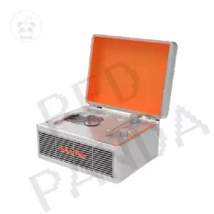 왓플러스 C300 턴 테이블 무선 블루투스 CD 플레이어 스피커 내장 감성 씨디 레드판다몰 아날로그 CDP