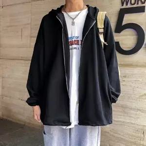 [하프클럽/]남성 스트링 후드집업 오버핏 데일리 학생 아우터