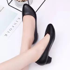 [하프클럽/]여성구두 정장구두 로우힐 미니멀 면접구두 펌프스