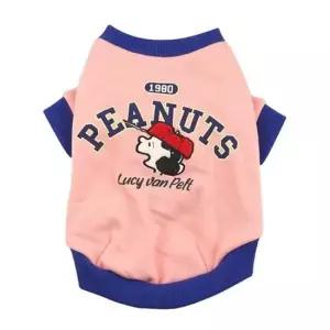 반려동물패션 맨투맨 티 핑크 강아지데일리룩 강아지실내복 애견커플룩