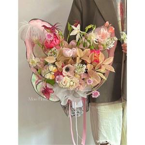 나비 꽃다발 diy 10장 이쁜 DIY 포장지 선물 나비모양 꿈꾸는 대량