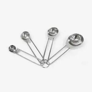 bns 스텐 계량스푼 4종세트 조리/베이킹/캠핑/카페/주방용품