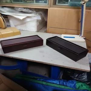 1970 미사용 일본 하드 케이스형 필통/테이프 흔적 유