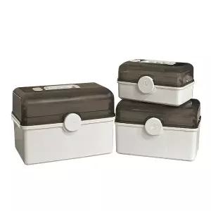 3단 폴딩 가정용 구급상자 중형 구급함 약상자 보관함 약통 상비약 응급키트 구급가방 휴대용 케이스