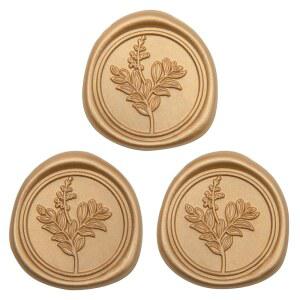 유윌로웨 60개 골드 씰 스티커, 청첩장 액세서리 봉투 스티커 - 결혼 액세서리, 선물 상자 공예 포장, 크리스마스 카드