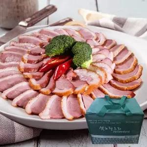 [신세계라이브쇼핑][샛노랑오리] 오리훈제 슬라이스 선물세트 200gx8봉 (소스포함)