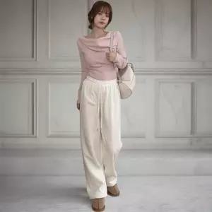 [신세계라이브쇼핑][옷자락] 여성 데일리 패션 편안한 골덴 와이드 기모 바지