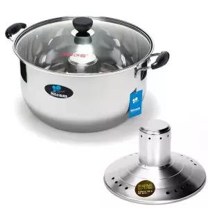[키친아트] 스텐 스팀 빨래솥/빨래삶는냄비 34cm[35664447]