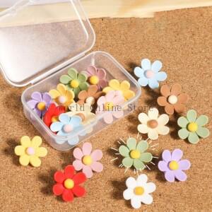 소니식 20/30pcs 코크 게시판 보드 엄지 압정 그림 핀 87HC 용 꽃 헤드 푸시