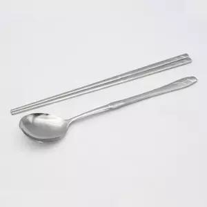 2벌 리빙 세트 젓가락 U 수저세트 숟가락 스텐 수저