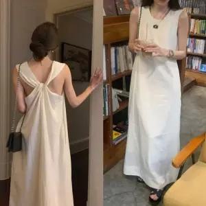 A라인원피스 셔츠원피스 원피스 민소매 뒷고임 나시원피스 여름원피스 A라인