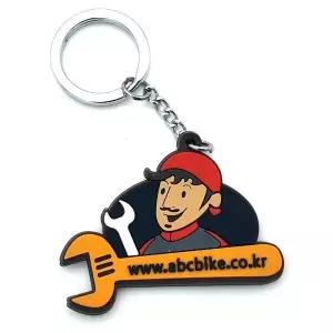 공구키홀더 고무타입키홀더 정비소 공구 가방 렌치모양키링 분실방지