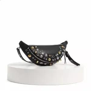 [발렌티노]넬코트 스웨이드 벨트백 6Y0B0D08 VIP 0NO 6Y2B0D08 817671