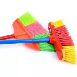 베란다 빗자루 긴 청소 먼지 제거 마당 바닥 대나무 정리 실내외