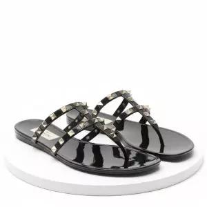 [발렌티노]고무 락스터드 플랫 통 샌들 4W0S0T84 PVS 0NO 4W2S0T84 818579