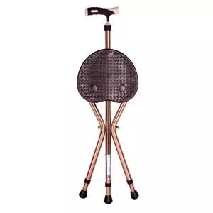 의자지팡이 의자달린 지팡이 효도 목발 휴식 노인용 의자