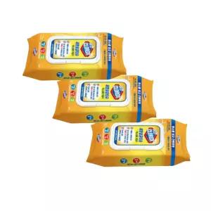 유한 크로락스 세정 살균 티슈 60매 x 3개