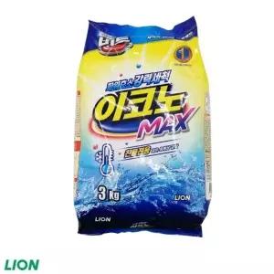 ( )비트 찬물전용 이코노 MAX 3kg 파우치 분말세제 세탁세제 세탁용품 액체세제 일반용 드럼용