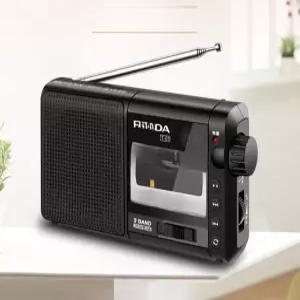 복고 휴대용 플레이어 2색상 라디오 카세트