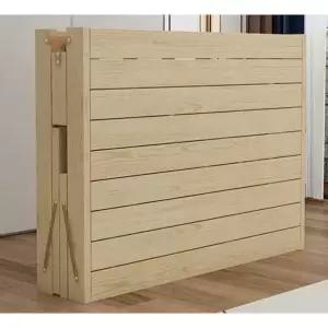 평상형원목침대 수납 프레임 깔판 원목침대 고무나무 자취방 세 연장 접이