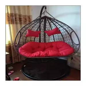 라탄 그네  테라스 체어 야외 그네 의자 정원 카페