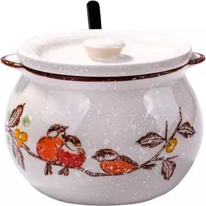 뚜껑과 숟가락이 있는 화이트니어 세라믹 설탕 그릇 커피 바용 도자기 용기 주방 조리대 솔트 크리머용